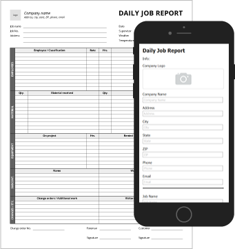 Construction Daily Log Form