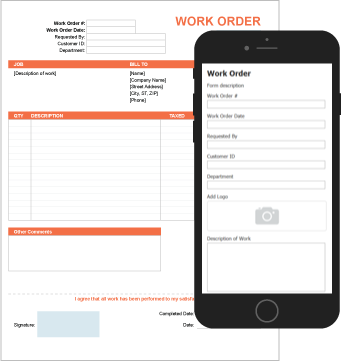 work Order Form